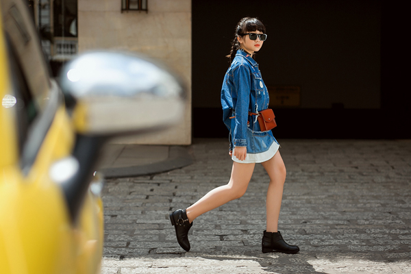 Học trò Đông Nhi cá tính với street style mùa thu - Hình 2