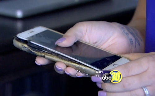 iPhone 6 Plus lại phát nổ dù dùng sạc Apple - Hình 1
