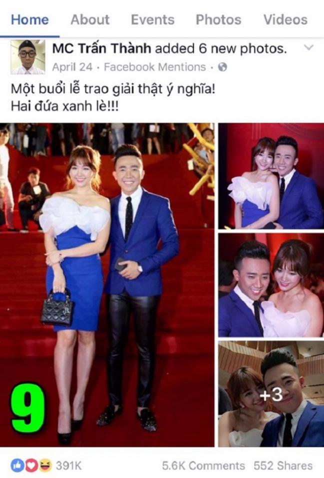 Trấn Thành khoe ảnh tình tứ với Hari Won gây bão - Hình 8