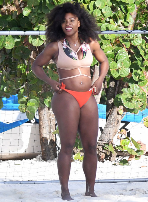 Serena măc bikini đanh vo trên bai biên - Hình 6