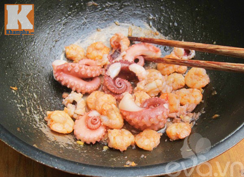 [Chế biến] - Đã miệng với bún hải sản tươi ngon