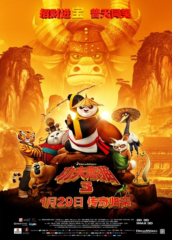 &'Kung Fu Panda 3' thắng lớn tại Trung Quốc, Hàn Quốc - Hình 1