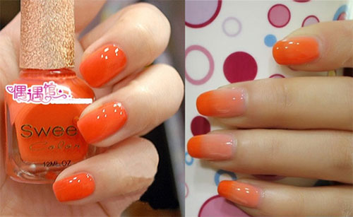 Những mẫu nail màu cam ấn tượng cho bạn thêm trẻ trung  Zicxacom