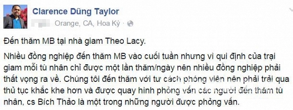 Minh Béo được chuyển phòng riêng sau khi bị đe dọa tính mạng - Hình 2