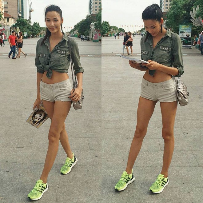Hai người mẫu cò hương lột xác sau khi tăng cân - Hình 3