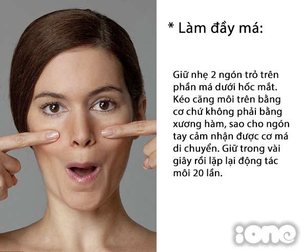 10 bài tập cho mặt V-line, mũi thon, mắt to không cần phẫu thuật - Hình 4