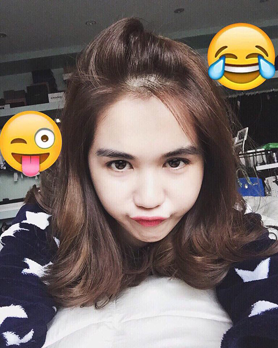 Loạt ảnh chứng minh không cần V-line, Ngọc Trinh để tóc nào cũng đẹp - Hình 4