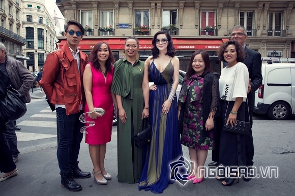 Hoa hậu Giáng My khoe vòng một căng tròn mướt mắt trên phố Paris - Hình 13