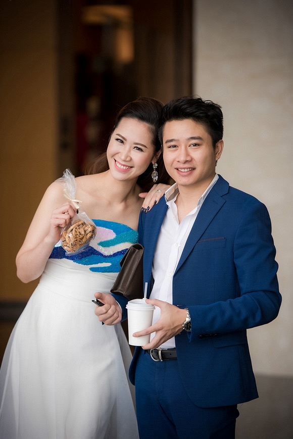 Vợ chồng Đan Lê - Khải Anh diễn chuyện ngôn tình trước ống kính - Hình 10