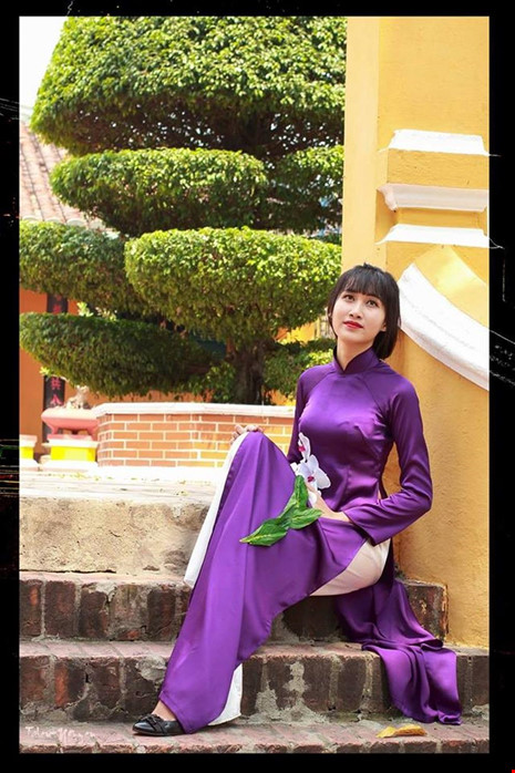Cô bé trồng thanh long đăng quang Hoa khôi miền Trung - Hình 4