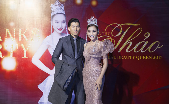 Á hậu Đại dương Diệu Thùy đọ sắc với Nữ hoàng sắc đẹp toàn cầu Hoàng Thu Thảo - Hình 5