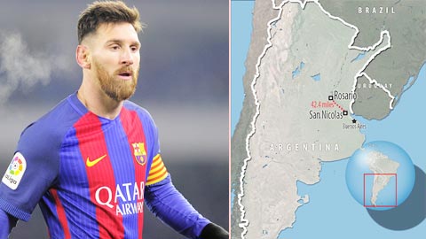 Messi hứa đi bộ 68km và dớp bước không qua - Hình 1