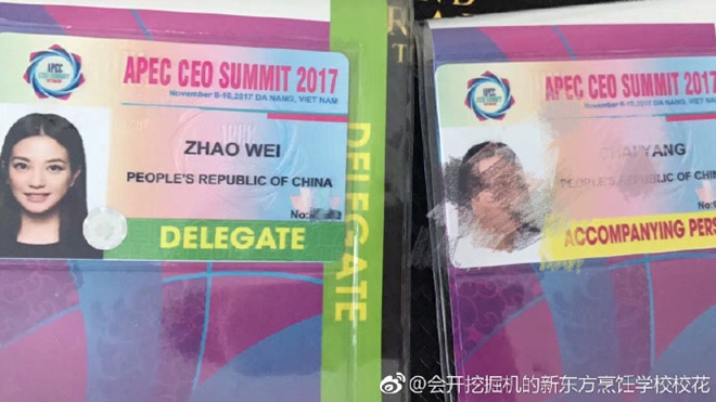Thông tin Triệu Vy tham dự hội nghị APEC tại Việt Nam gây sốt - Hình 2