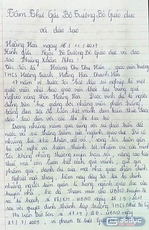 Thầy Cô Ở Thanh Hóa Rơi Nước Mắt Ngay Trước Ngày 20/11 - Học Hành - Việt  Giải Trí