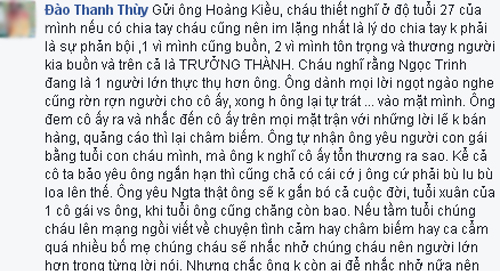Chia tay Ngọc Trinh, Hoàng Kiều bị gọi là trẻ con với những hành động này - Hình 1