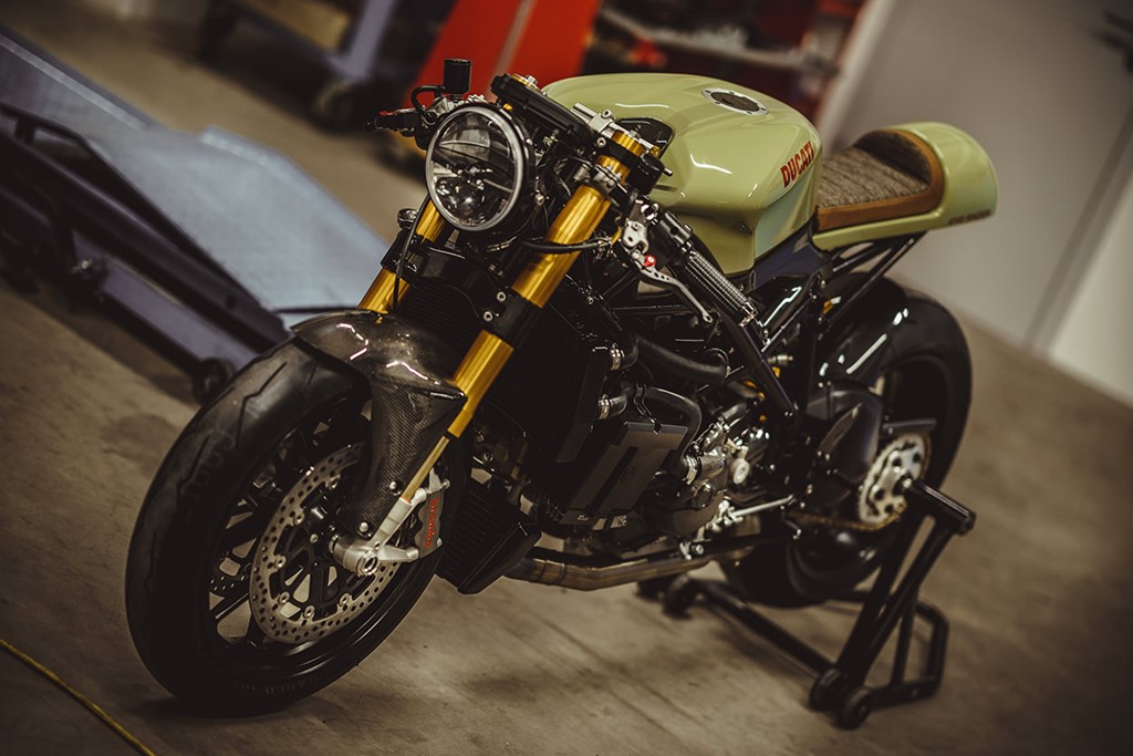 Độ sportbike Ducati 848 Evo thành cafe racer - Hình 3