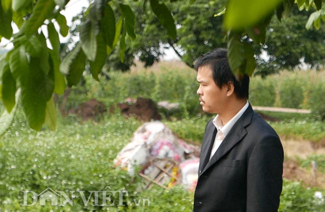 Nghẹn lòng hình ảnh bố bé gái người Việt trước phần mộ con gái - Hình 2