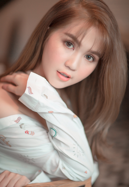 Ngọc Trinh khoe tóc mới xinh như thiên thần - Hình 8
