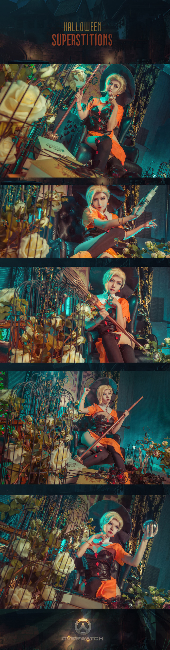 Chảy máu mũi với cosplay Mercy cực gợi cảm trong Overwatch - Hình 2