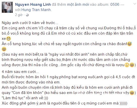 MC Nguyễn Hoàng Linh bất ngờ tiết lộ bạn trai đã từng qua một đời vợ - Hình 1