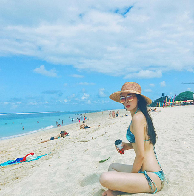 Hoa hậu Kỳ Duyên diện bikini, khoe body sexy tại đảo Bali - Hình 2