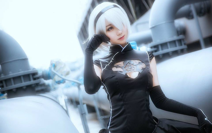 Chảy máu mũi với cosplay Nier: Automata cực gợi cảm - Hình 6