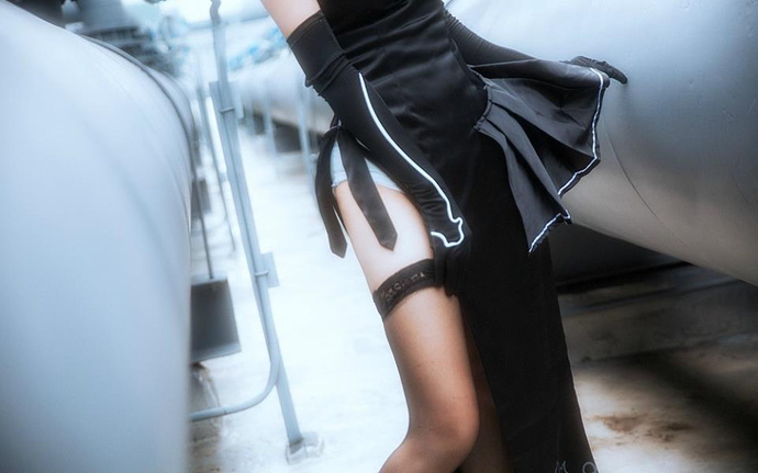 Chảy máu mũi với cosplay Nier: Automata cực gợi cảm - Hình 9