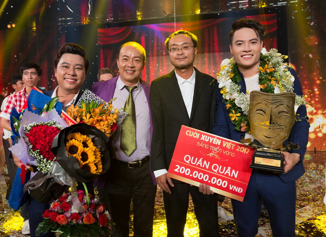 Nhờ Đại Nghĩa hỗ trợ, Tấn Phát giành quán quân Cười xuyên Việt 2017 - Hình 1