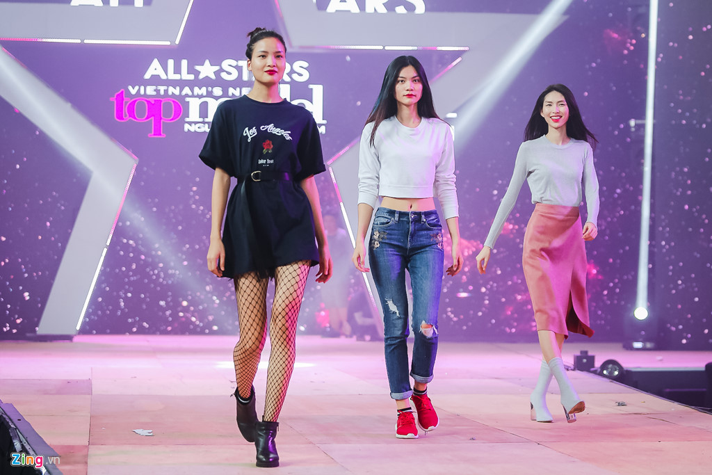 Hà Hồ và dàn mẫu Next Top Model tập luyện cho đêm chung kết - Hình 6