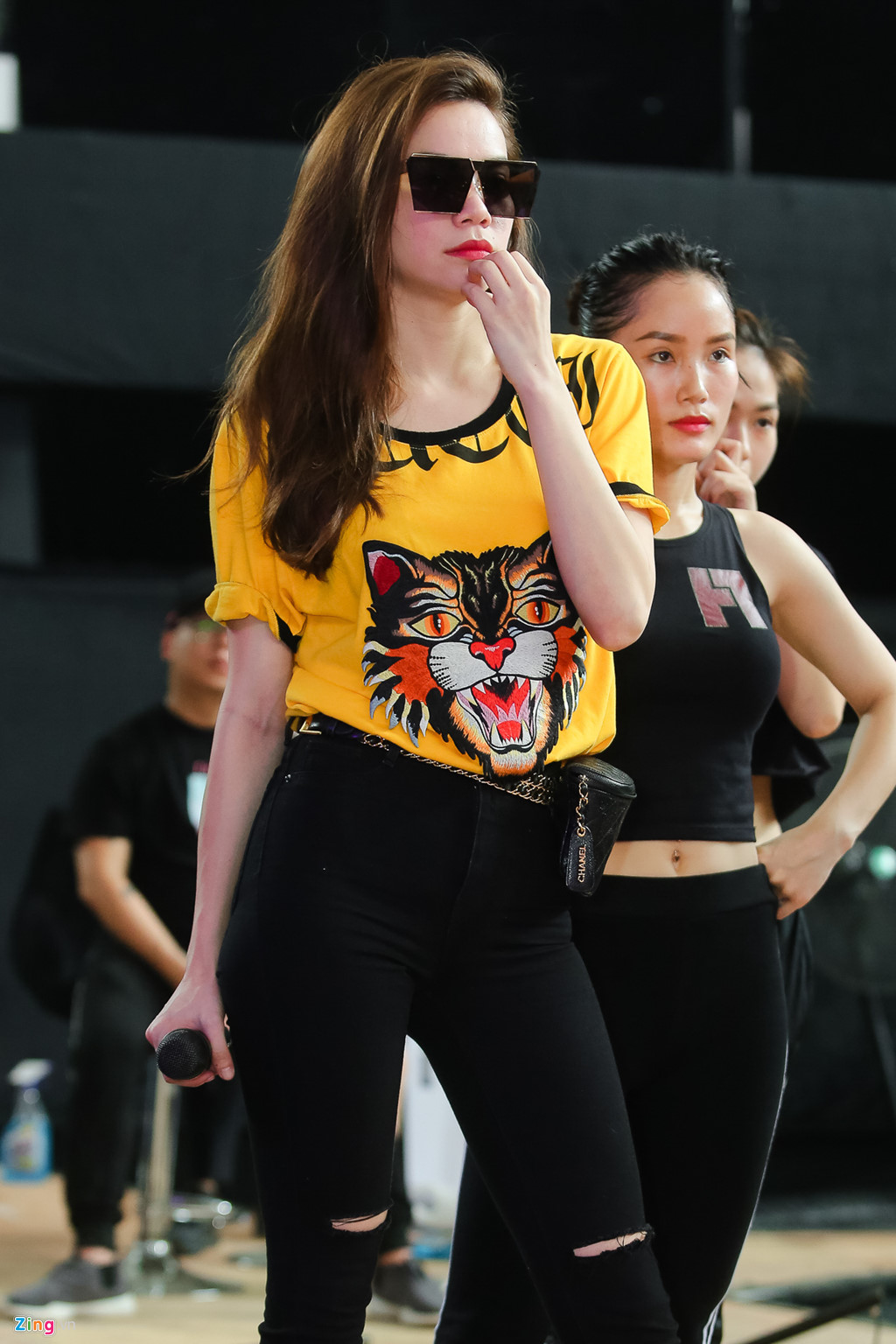 Hà Hồ và dàn mẫu Next Top Model tập luyện cho đêm chung kết - Hình 2