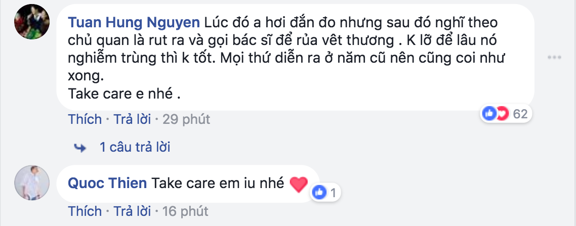 Tóc Tiên dẫm phải gim, đón năm mới trong bệnh viện và hành động đầy bất ngờ của Tuấn Hưng - Hình 2