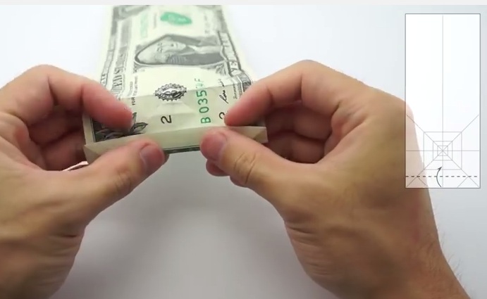Cách gấp chú cún Origami bằng đồng đô-la Mỹ - Hình 2