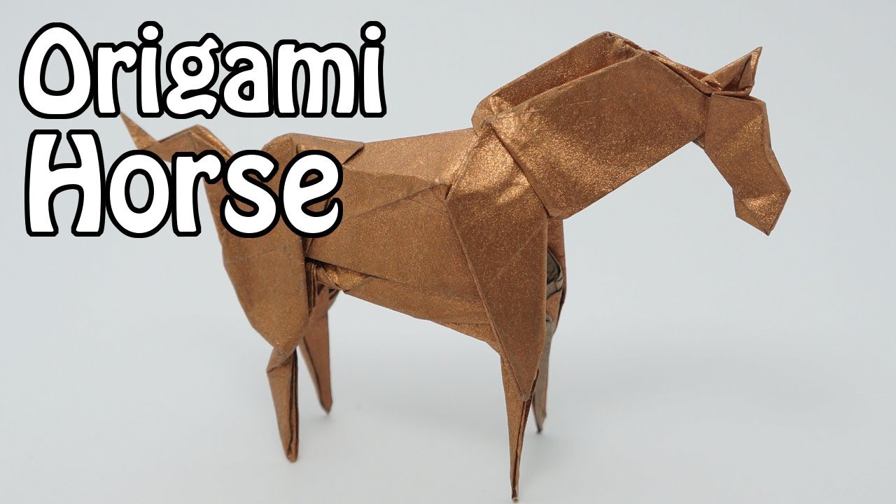Cách gấp con ngựa Origami bằng giấy - Hình 1