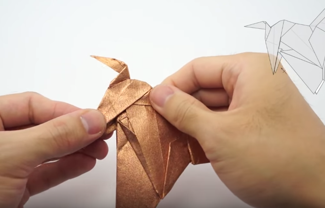 Cách gấp con ngựa Origami bằng giấy - Hình 8