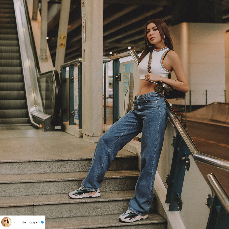 Học hỏi các sao và fashionista 6 cách mặc đồ đẹp với quần ống rộng - Hình 25