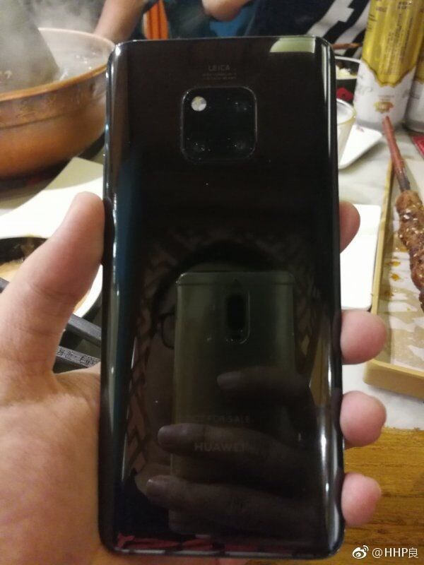 Huawei Mate 20 Pro xuất hiện ngoài đời, lộ toàn diện mặt trước và sau - Hình 2