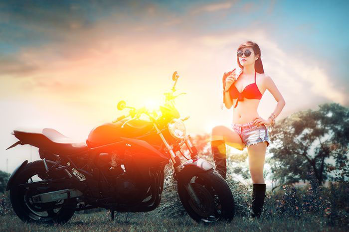 Ngắm bộ ảnh ngoại cảnh người đẹp Việt bên moto cực chất - Hình 7