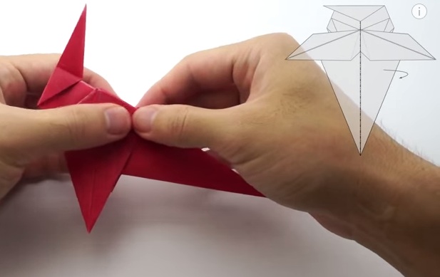 Cách gấp con rồng con Origami bằng giấy - Hình 3