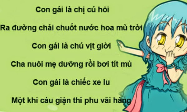 Những câu thơ hài hước con gái ngày nay - Lạ vui - Việt Giải Trí