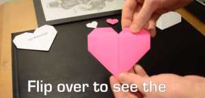 Cách gấp trái tim giấy đơn giản nhất - Hình 5