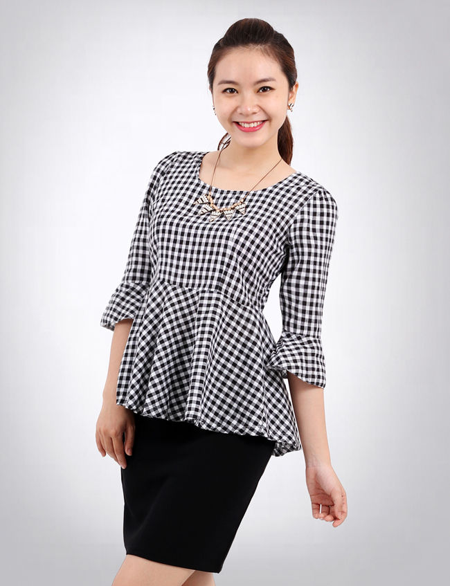 2 dáng áo peplum đẹp giúp nàng béo bụng che khuyết điểm mùa thu - Hình 9