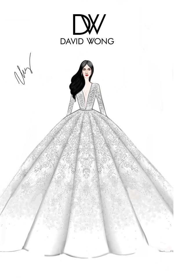 Bạn yêu thích những thiết kế váy cưới sang trọng và đẳng cấp của Lan Khuê? Hãy cùng khám phá bản vẽ 3 váy cưới của Lan Khuê trong ảnh liên quan đến chủ đề \