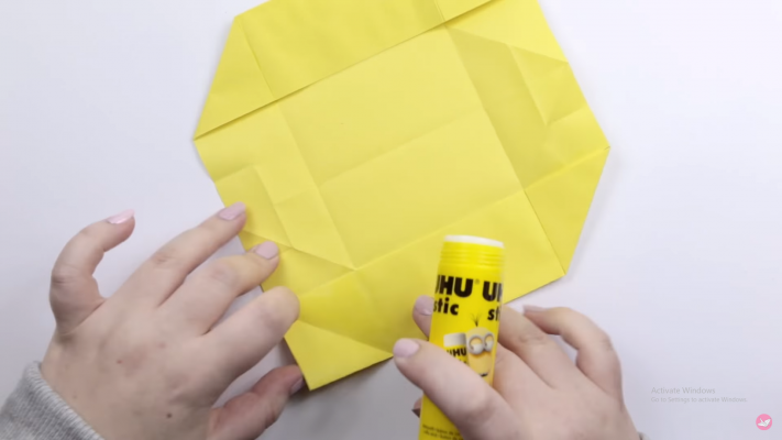 Cách gấp hộp giấy Origami nhiều ngăn đựng phụ kiện - Hình 12
