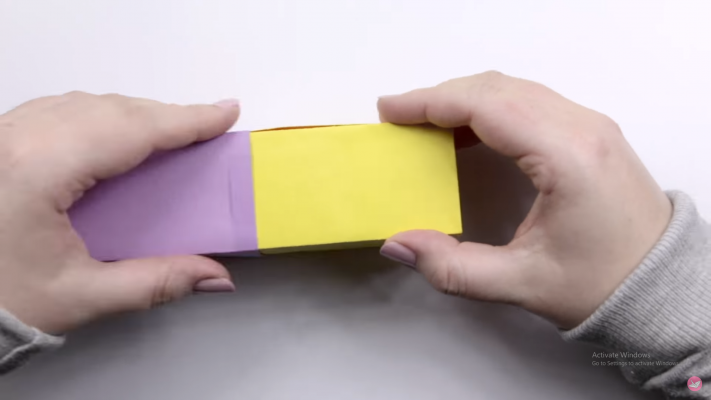 Cách gấp hộp giấy Origami nhiều ngăn đựng phụ kiện - Hình 26