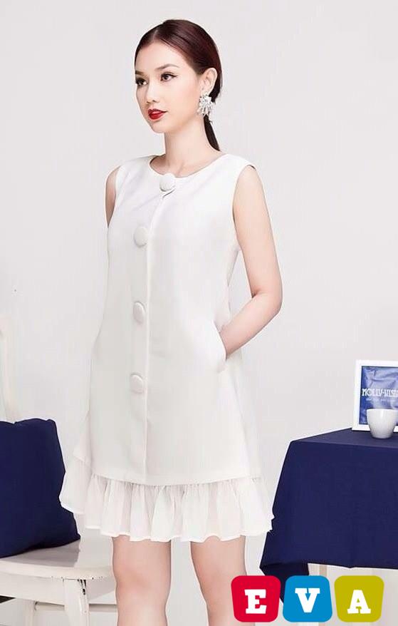 Những mẫu đầm suông trắng đẹp mộng mơ - Thời trang - Việt Giải Trí