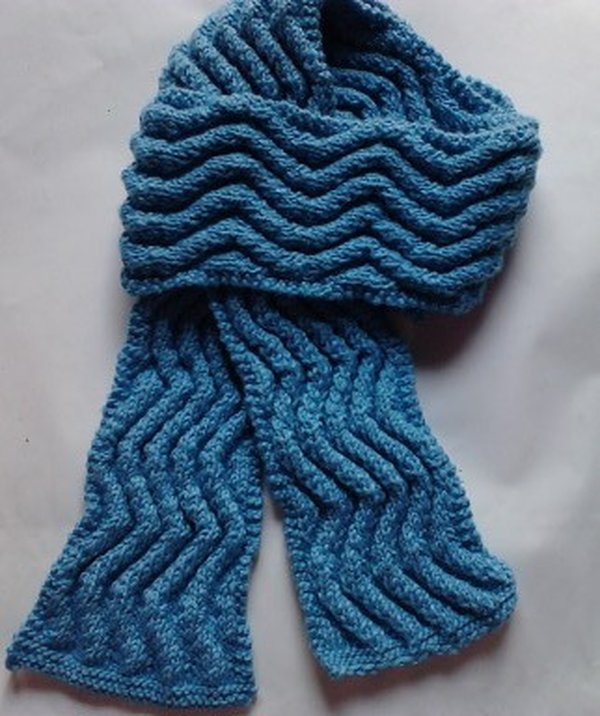 Cách đan khăn len choàng cổ cho nam đơn giản dễ làm - Hình 2