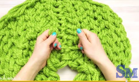 Hướng dẫn cách đan khăn len đẹp cho mùa đông ấm áp - Hình 7