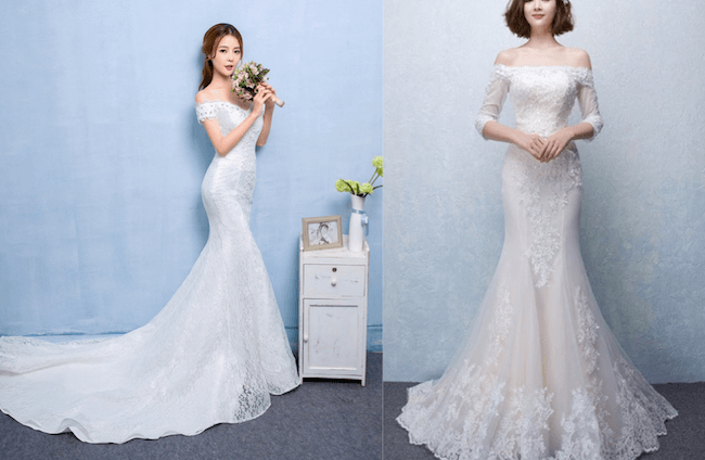 Top 5 những mẫu váy cưới đuôi cá Hàn Quốc “hot” nhất năm 2018 ...