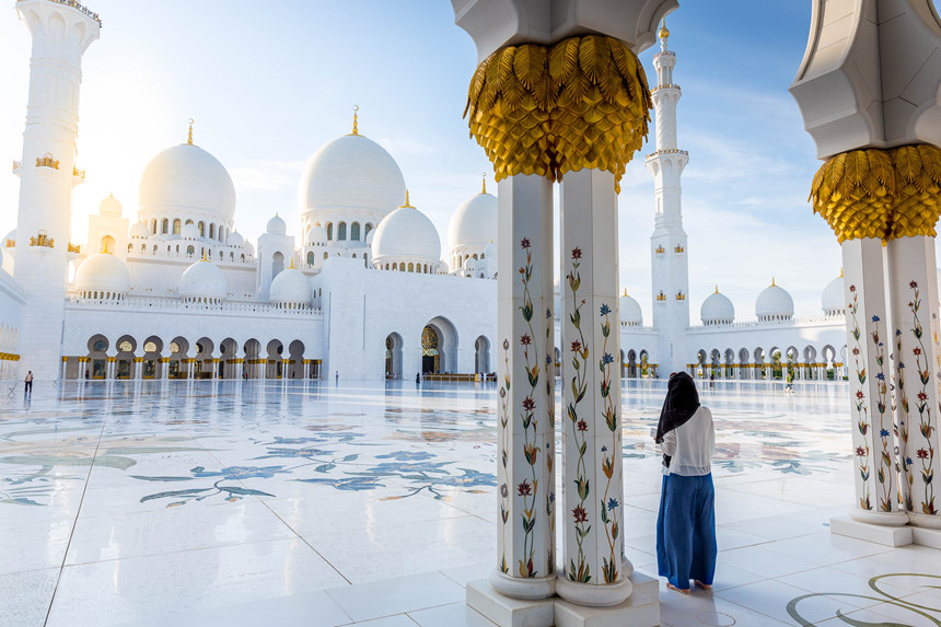 Nhà thờ Sheikh Zayed thánh đường trắng tuyệt đẹp của vùng Trung Đông - Du lịch - Việt Giải Trí