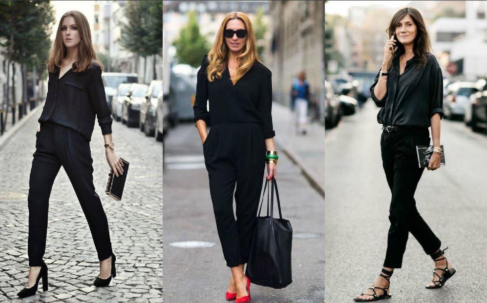 11 Cách phối đồ áo sơ mi đen nữ chuẩn phong cách công sở
